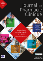 Journal de Pharmacie Clinique