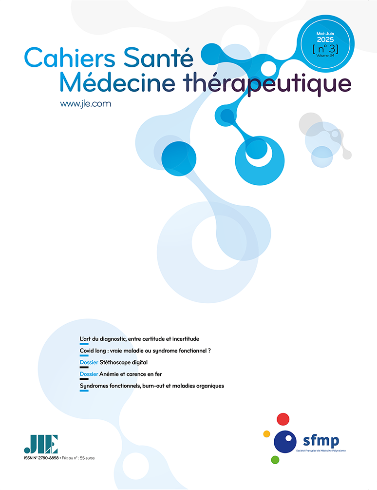 Cahiers Santé Médecine Thérapeutique