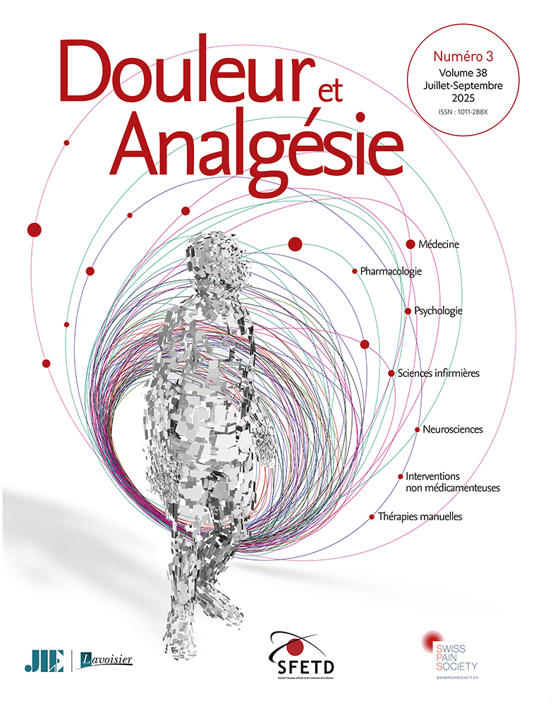 Douleur et analgésie