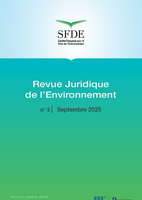 Revue Juridique de l'Environnement