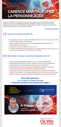 Newsletter Carence Martiale 2024
